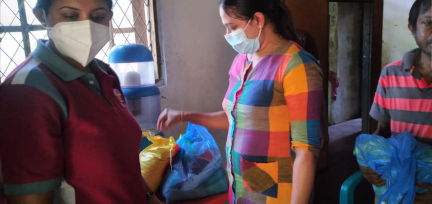 Donation for foreign employed families