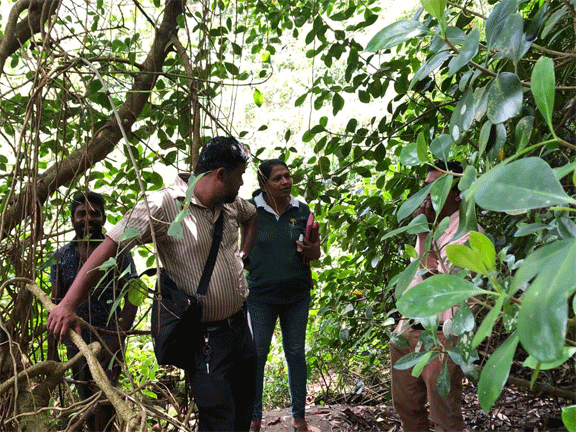 Field survey of Igurugolla water catchment area