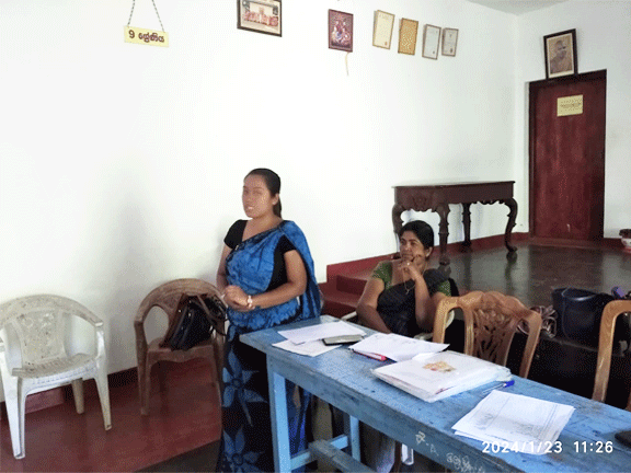 nutrition program damunugolla