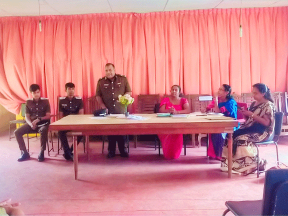 pre school awareness program in cooperative hall