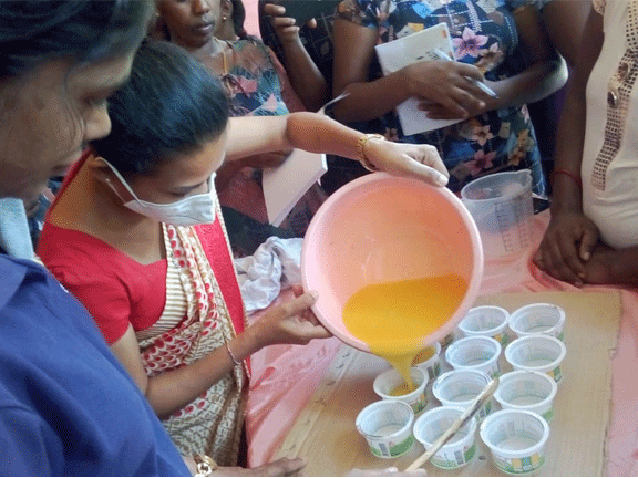 Soap and Mushroom production in Hanthana